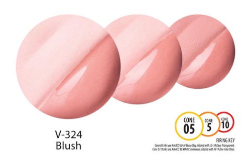 AMACO Velvet Underglaze V-324 - Blush - 2 fluid oz.